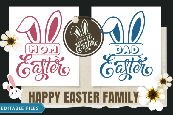Happy Easter Family Graphics & Print Templates Review