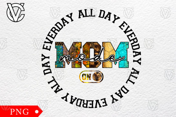 Mom Mode Western Png Graphics & Print Templates