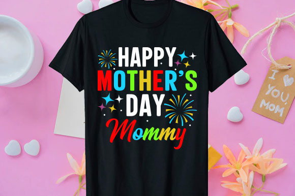 Mother's Day Mom T-Shirt Graphics & Print Templates