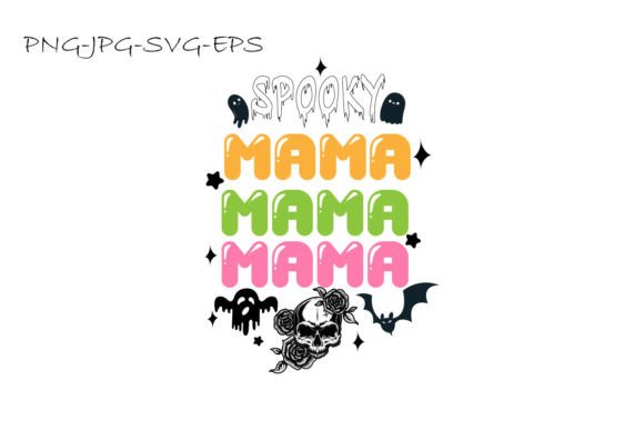 Spooky Mama Halloween Graphics & Illustrations